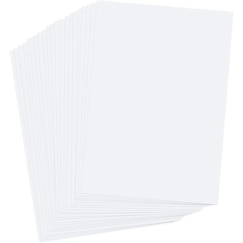 

White Shrink Plastic Sheets-20-Pack 8.3" X 11.6" For DIY Kids' Crafts,For Art Printables Shrinky-Dink-B91B