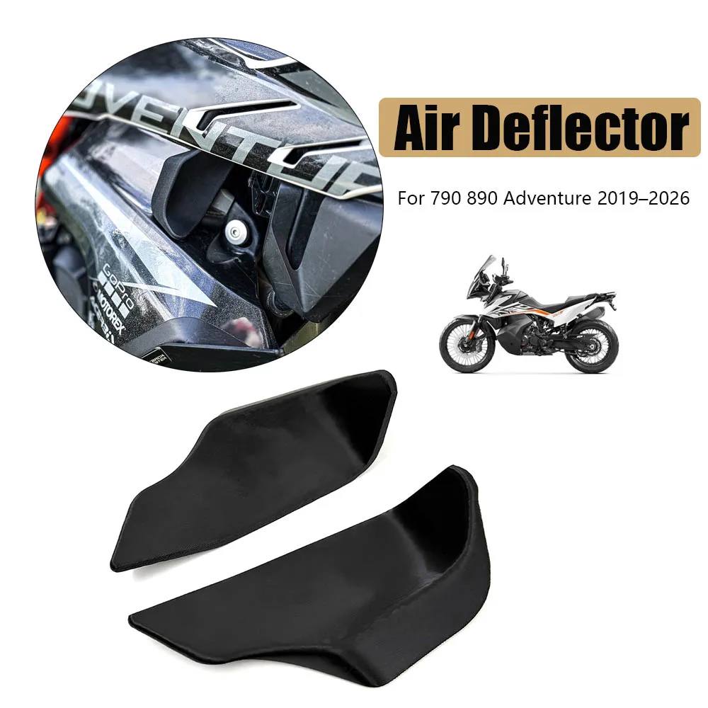 For 790 890 Adventure (2019–2026) Motorcycle Air Deflector Radiator Deflector Heat Dissipation Deflector Moto Accessories