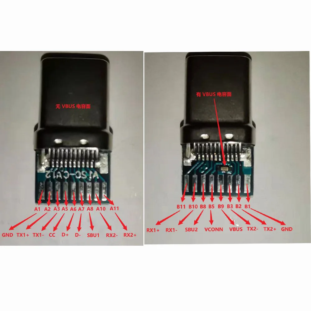 5 sztuk/lot 17-pinowa wtyczka męska USB 3.1 TYP C Spawanie DIY Złącze z obudową 17-pinowe wtyczki ładowania typu C Akcesoria do kabli danych — zdjęcie 5