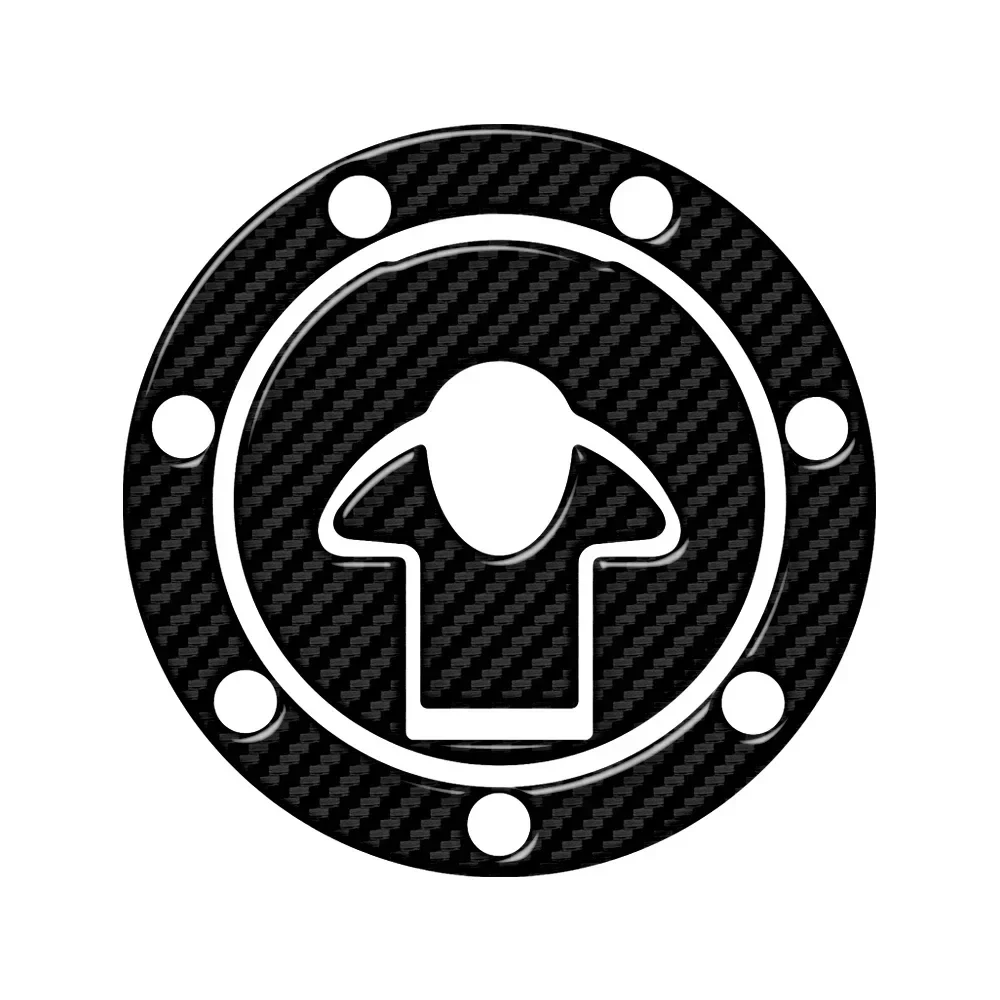 

For Kawasaki 1994-2024 Transparent Motorcycle Fuel Cap Protection Transparent Carbon Fiber Appearance Stickers