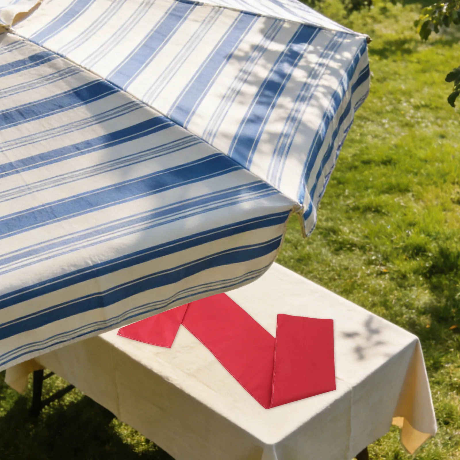 Waterproof Garden Parasol Cover 63x9.5in Extra Large Windproof Outdoor Protective Fabric Cover for Patio Market Table Umbrellas