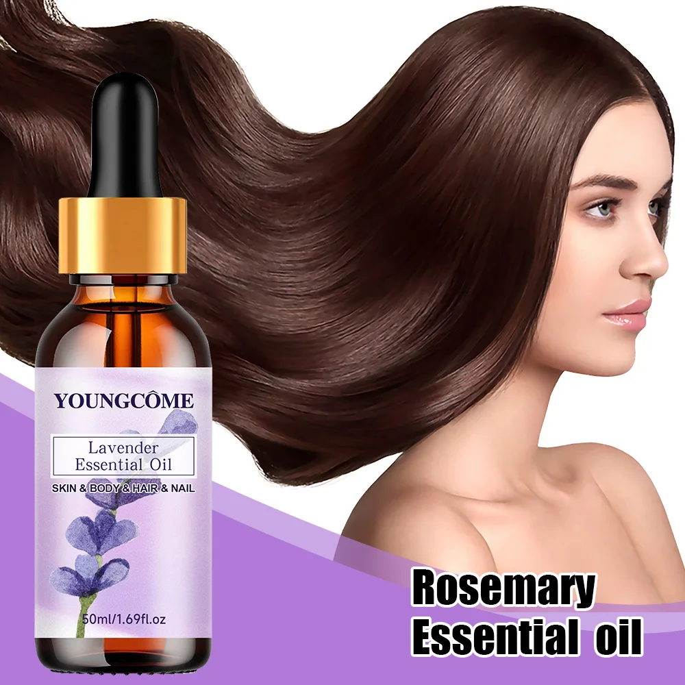 Pure natural lavender essential oil, hair moisturizer, suitable for hair, face and body,suitable for all skin types hair types