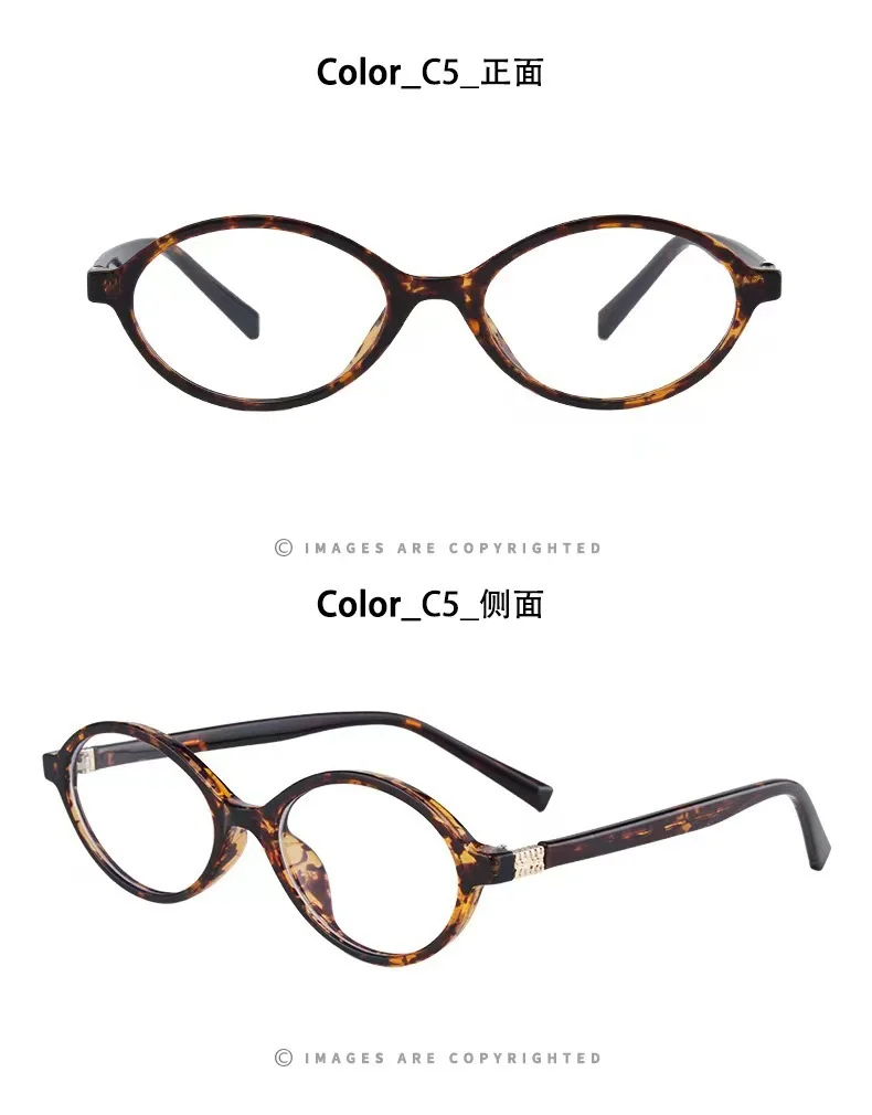 Neue Vintage Ovale Sonnenbrille für Damen und Herren Marken-Ellipsen-Sonnenbrille Ovale Brillen für Männer und Frauen – Detail 13