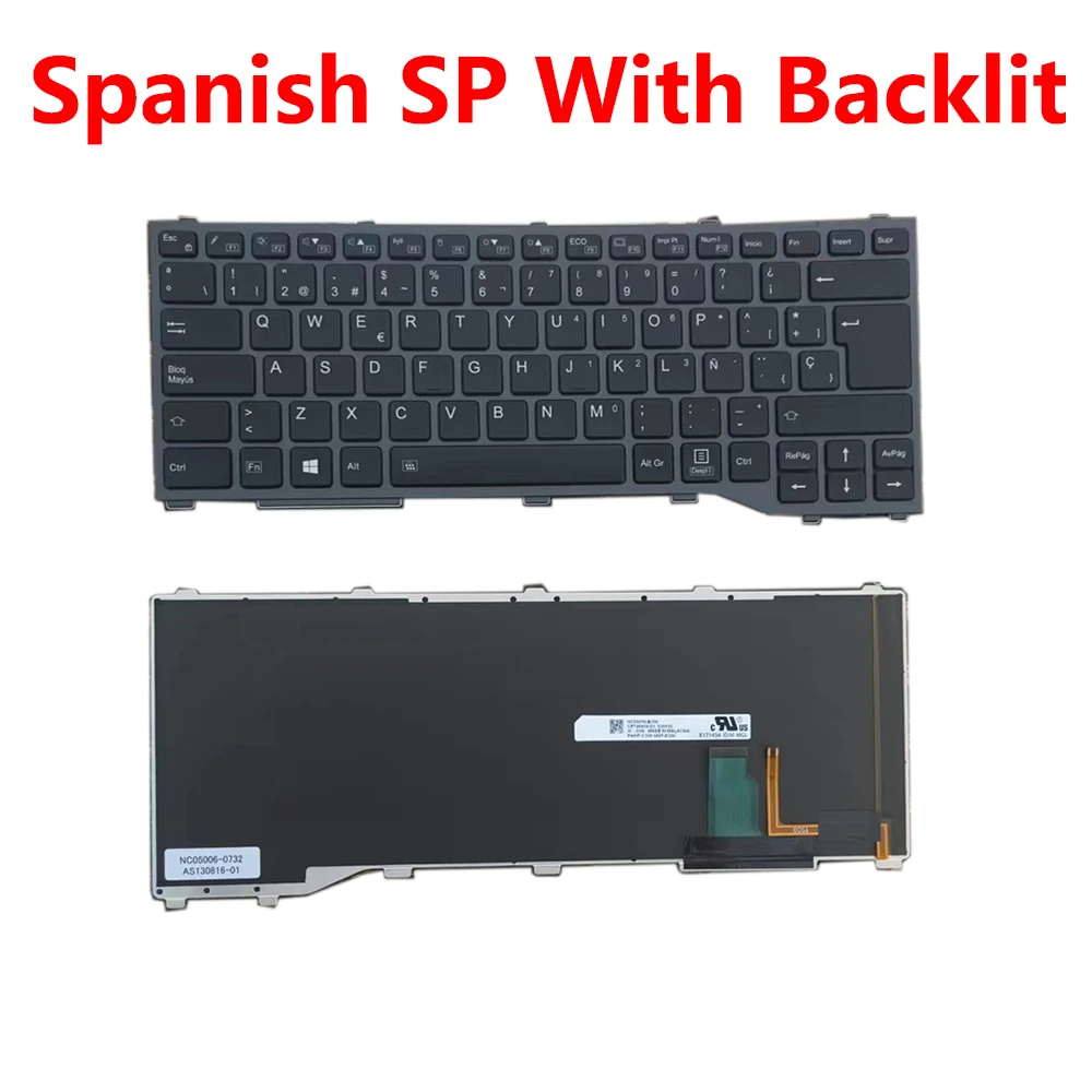 PO GR NE FR RU SP CZ IT Laptop Keyboard For Fujitsu LifeBook T937 T938 T939 Black With Backlit New
