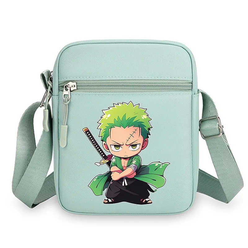 Nuove borse a tracolla con figure di anime dei cartoni animati di un pezzo Rufy Borsa a tracolla cool alla moda di grande capacità Borsa Oxford portatile da esterno