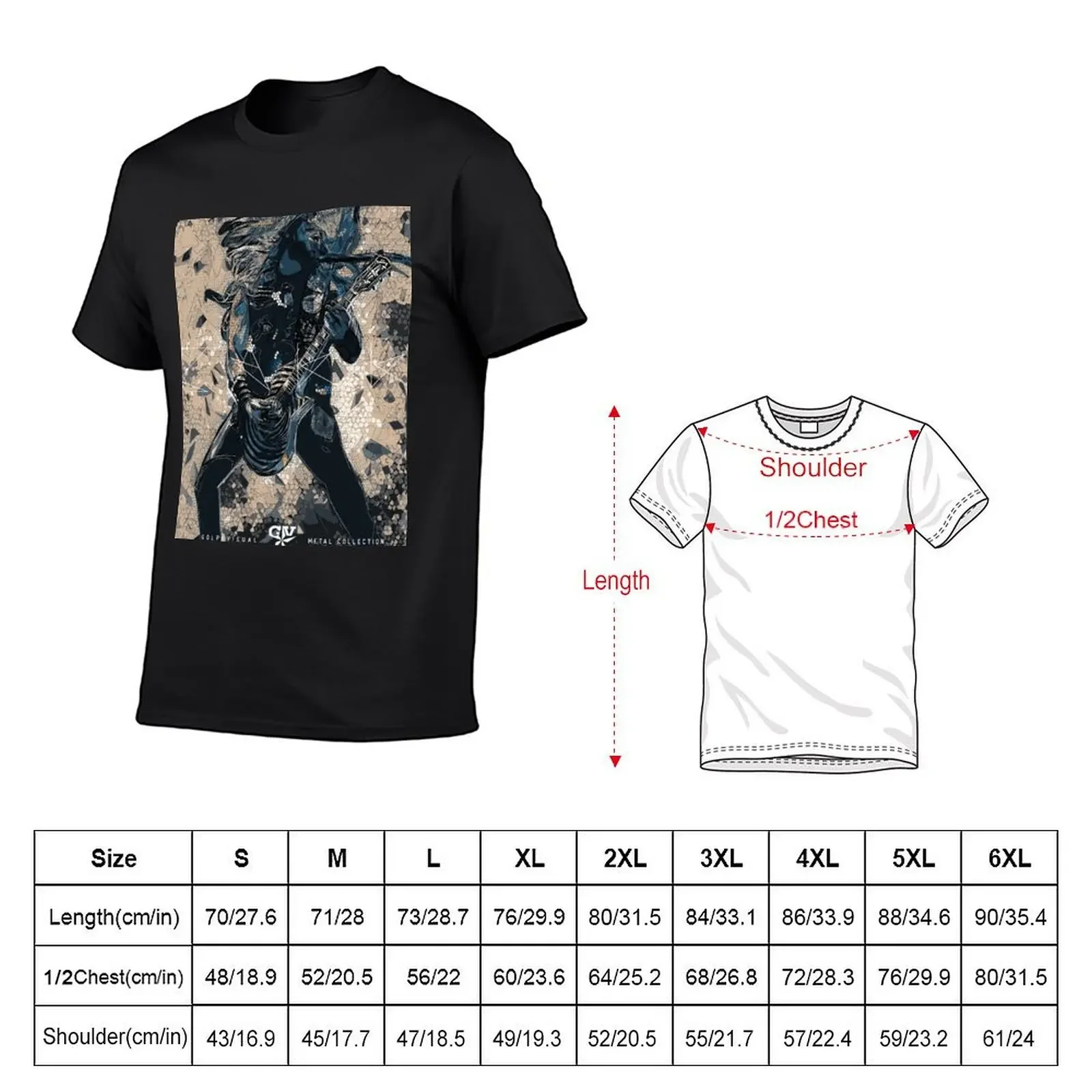 Zakk Wylde GOLPEVISUAL Metal Collection T-Shirt anime figures custom shirt anime tshirt mens t shirts top quality