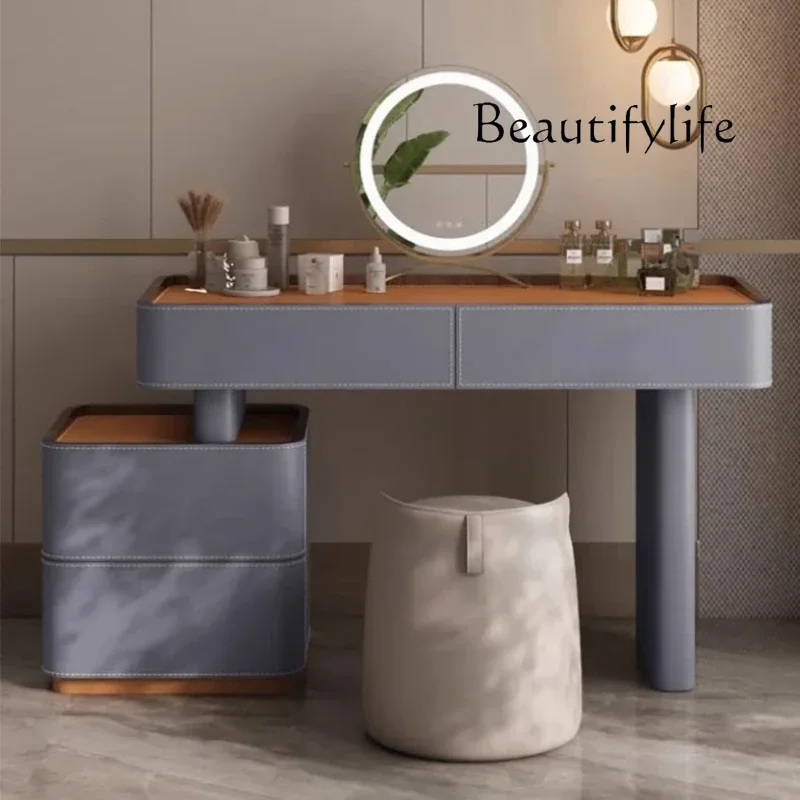 Makeup Modern Luxury Sets Dressers Vanity Drawer Storage Schmink Tisch  Stool Storage Wooden Dresser Mirror Wood