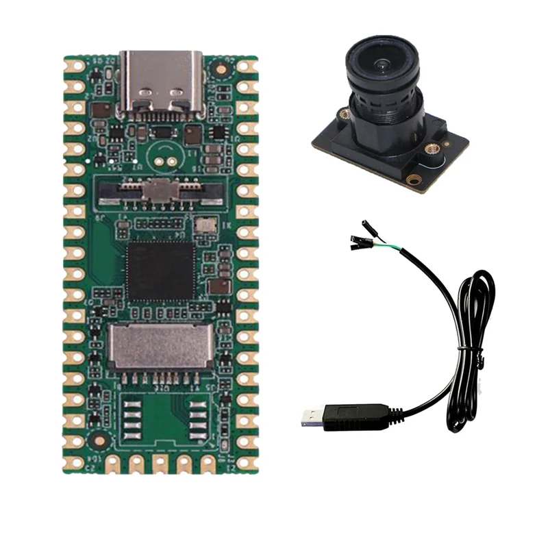 AED7-RISC-V Milk-V Duo Development Board+2MP CAM GC2083+STC Downloader CV1800B Support Linux For Iot Enthusiasts DIY Gamers