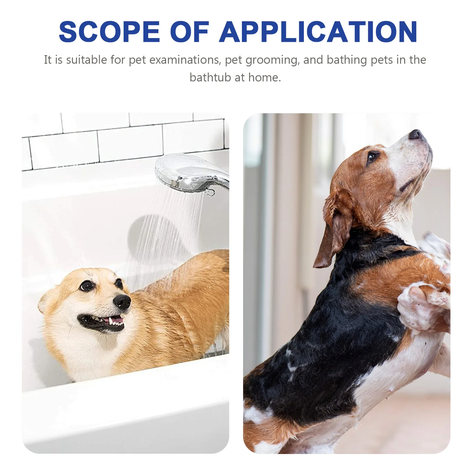 

3Pcs Pet Grooming Ropes Adjustable Dog Bathing Cord Safe Comfortable Grooming Helper Nylon Pet Bathing Rope Slip Leash