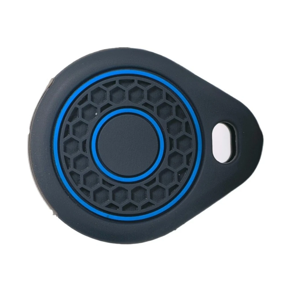 2026 Hot Access Card Case Silicone Card Holder Keychain Key Ring Door Lock Access Tags ID Card Case Keychain Access Card Bag