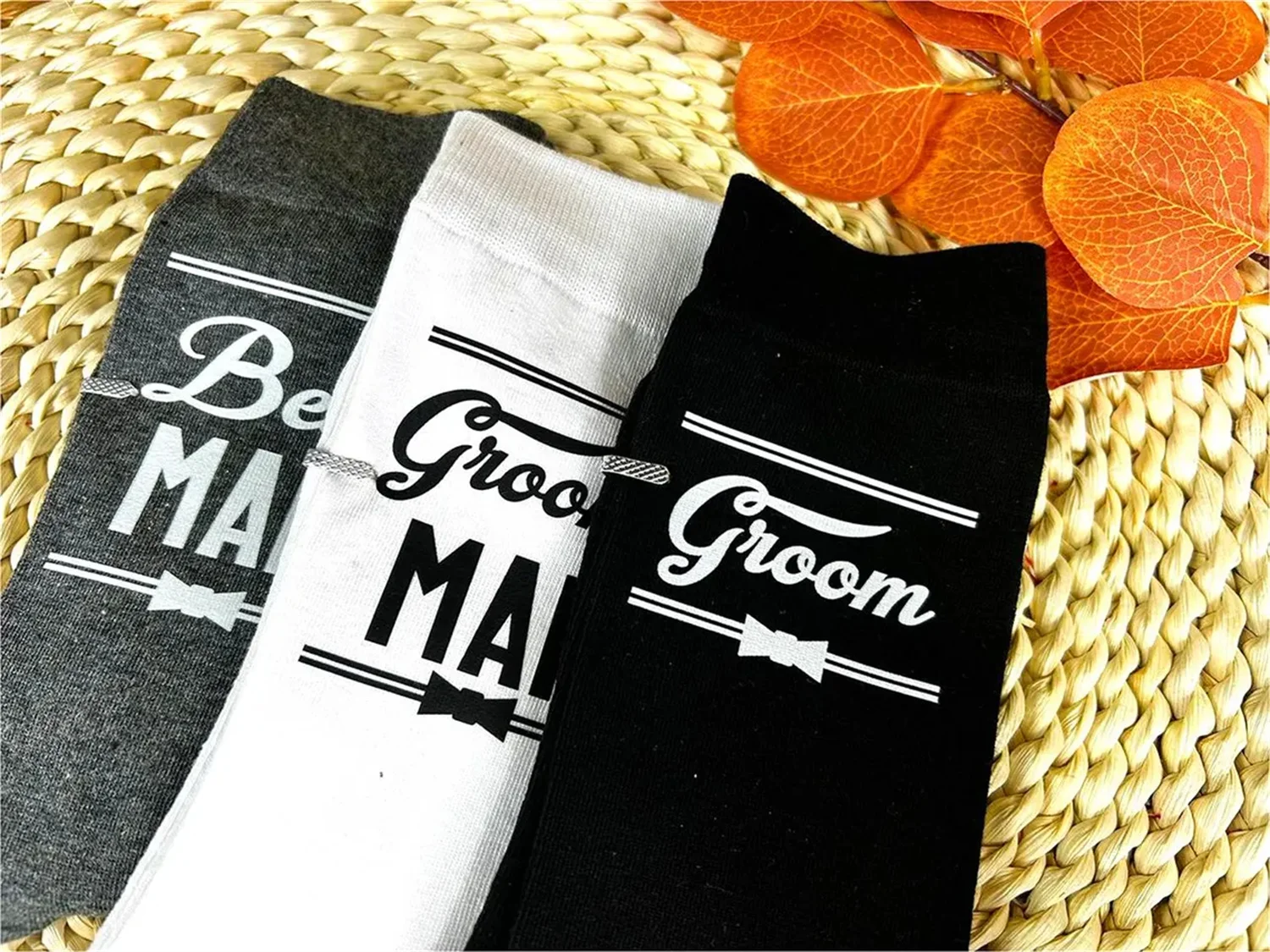 Groomsmen Socks, Pe… - image
