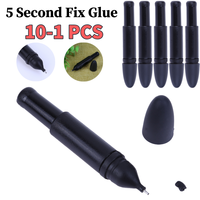 5 Second Quick Dry Welding Compound Portable Black Plastic Liquid Plastic Welding Kit Bonds and Cures in Seconds for Glass Light