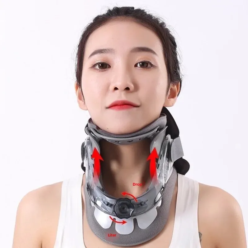 Adjustable Neck Brace Cervical Spondylosis Traction Neck Brace Adult Head-down Brace Postoperative Rehabilitation Neck Fixation