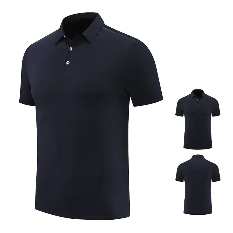 High Quality Men Sports T-shirts, Hidden Form Seamless Pressed Rubberized Collar, Lightweight Knit Fabric, Moisture Wicking