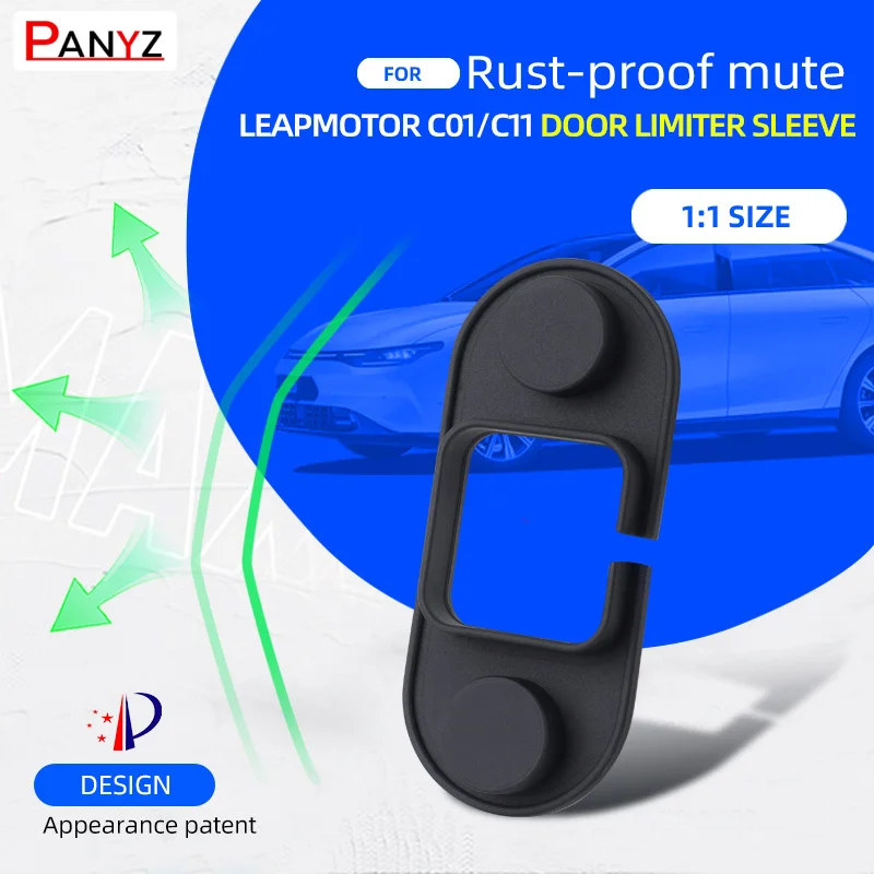 

For Leapmotor C01/C11 Door Limiter ABS Protection Cover Door Lock Buckle Cover Modification Model Silicone Door Arrester Pads