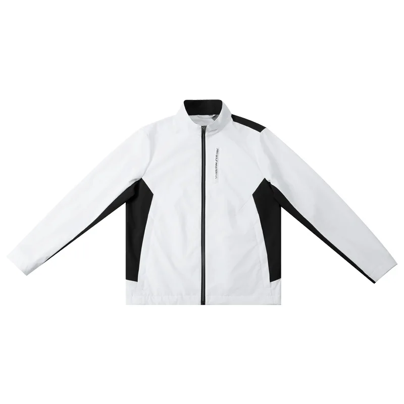 PGM2025 Mens Golf Windbreaker Waterproof Stand Collar Jacket Autumn Winter Training Wear