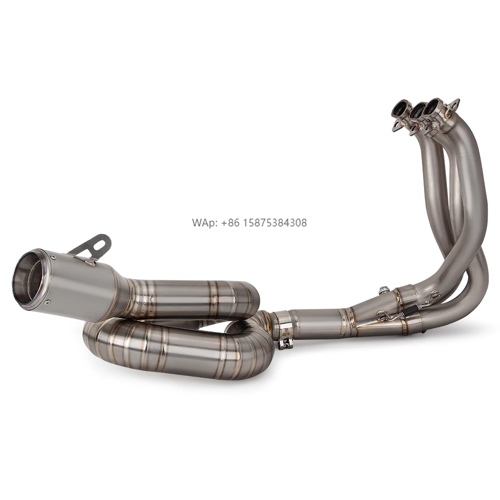 

For Triumph Street Triple 765 765RS 765R Titanium Alloy Full Exhaust System Motorcycle Front Tube Exhaust Pipe Assembly Muffler