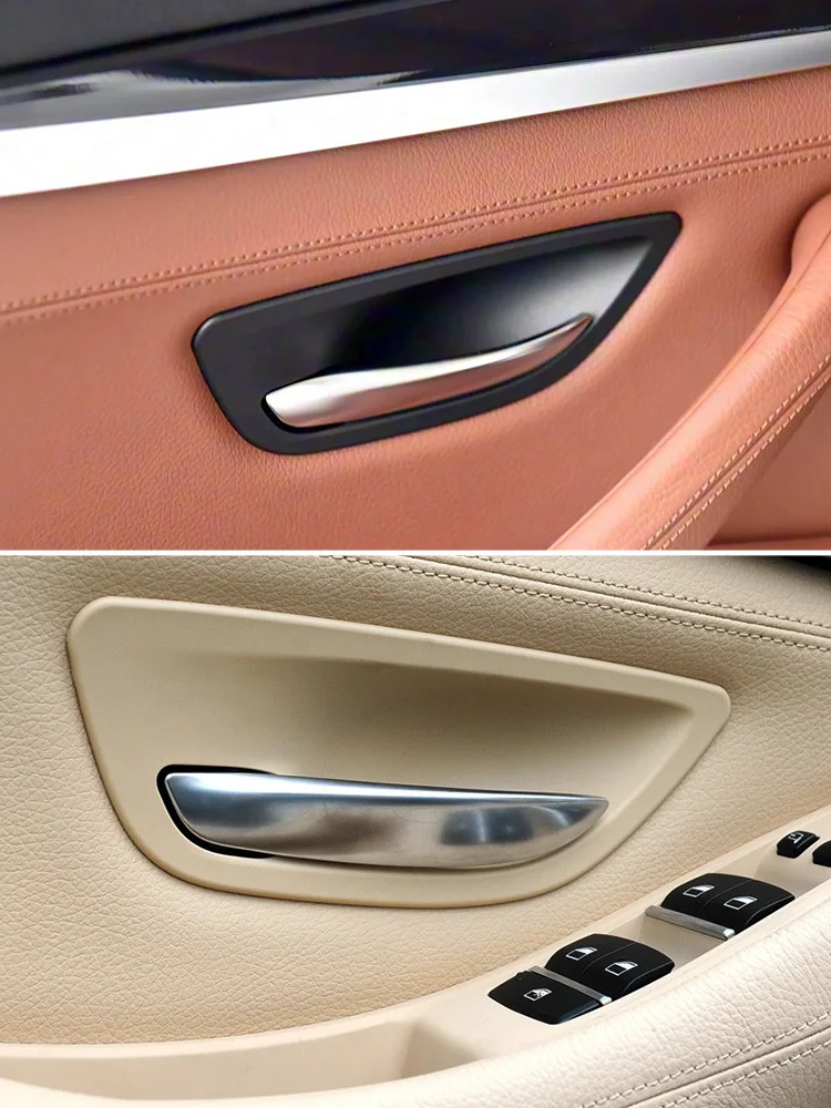 Left Right Door Without Atmosphere Light Opening Handle Bowl Cover Panel Trim For BMW 5 Series F10 F11 2010-2015 520i 523i