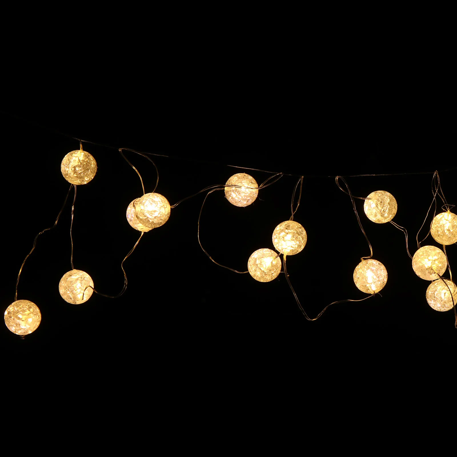 

LED Crack String Lights Warm White USB Powered Waterproof Decorative Lighting for Home Garden Festival String Lights Party