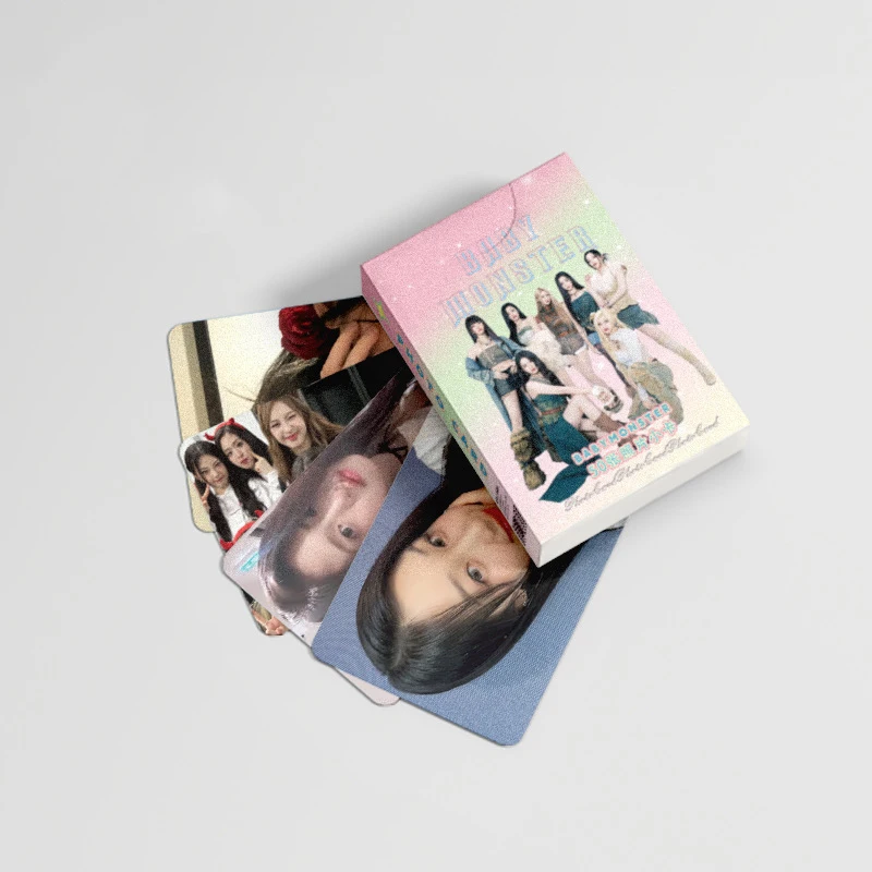 Imagem -03 - Kpop Baby Monster-lomo Card Album para Sempre hd Presente Coleção Fan Cartão Fotográfico Cartão Postal Ahyeon Haram 50 Pcs por Conjunto Alta Qualidade