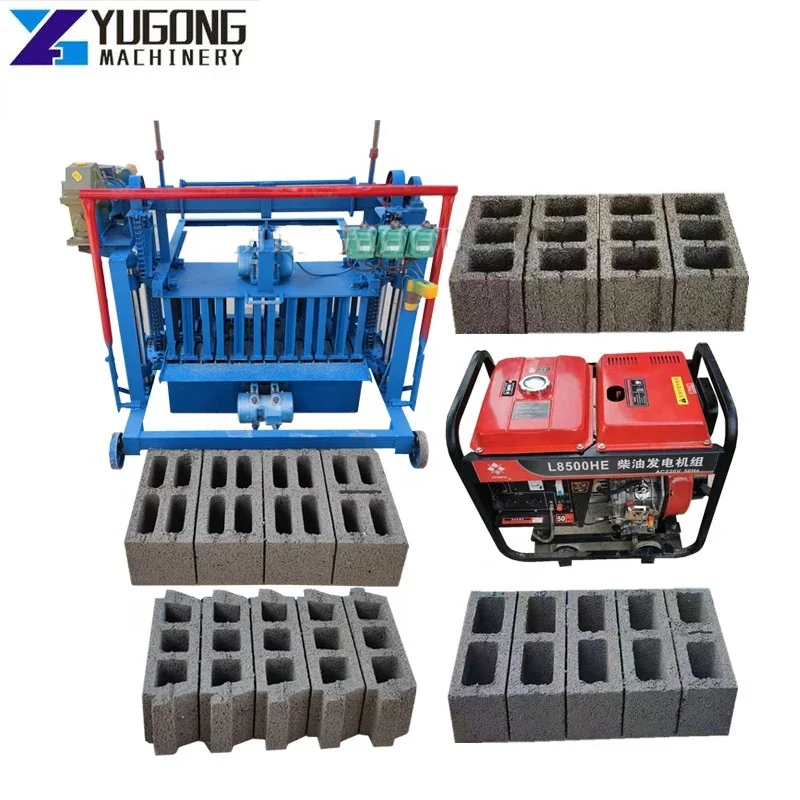 

YG Automatic Lifting Ecological Block Brick Making Hollow Cement Concrete Paving Brick Making Machinery South Africa