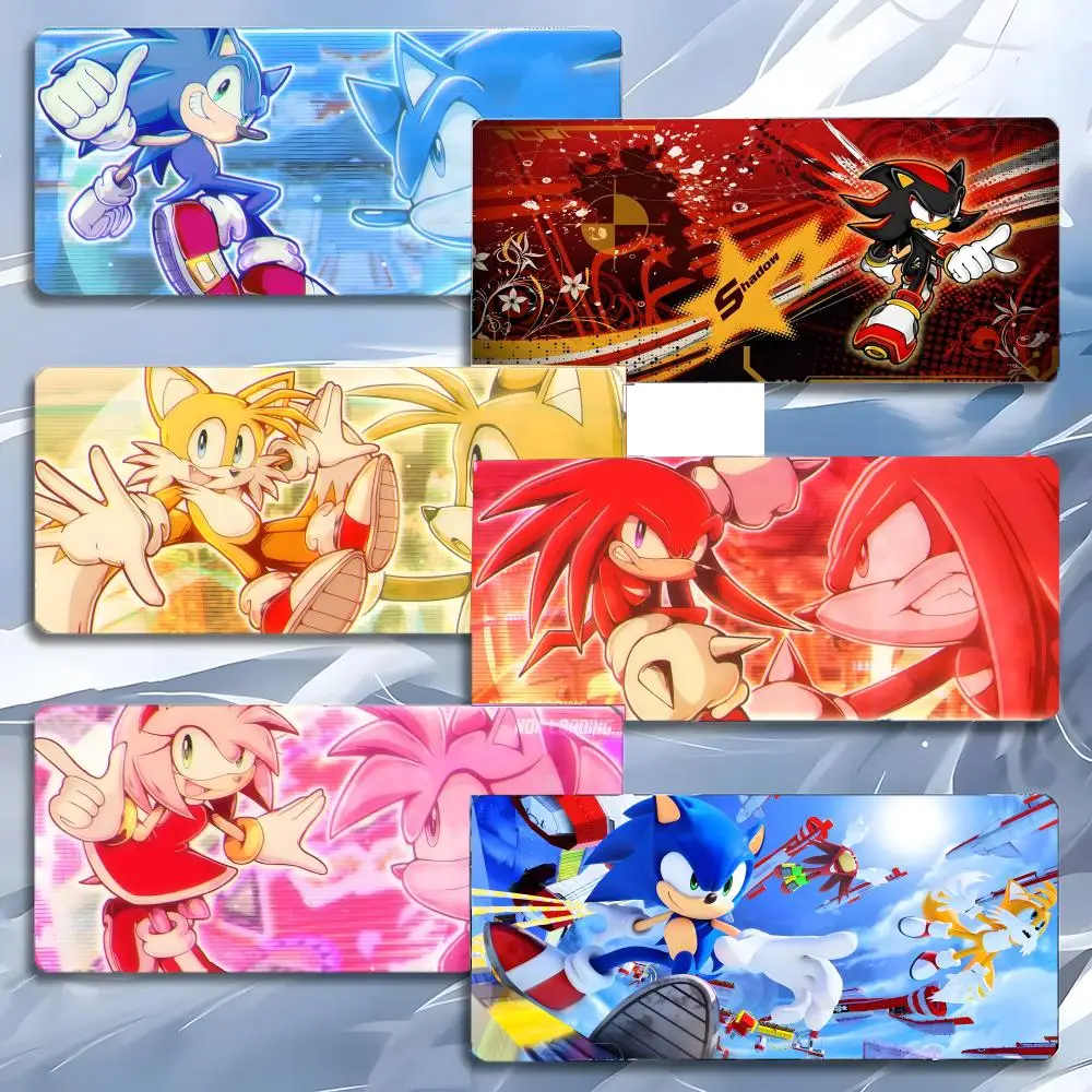 game speedy S-Sonic the Hedgehog Mouse Pad Mousepad Large Gaming LockEdge Thickened PC Table Desk Mat