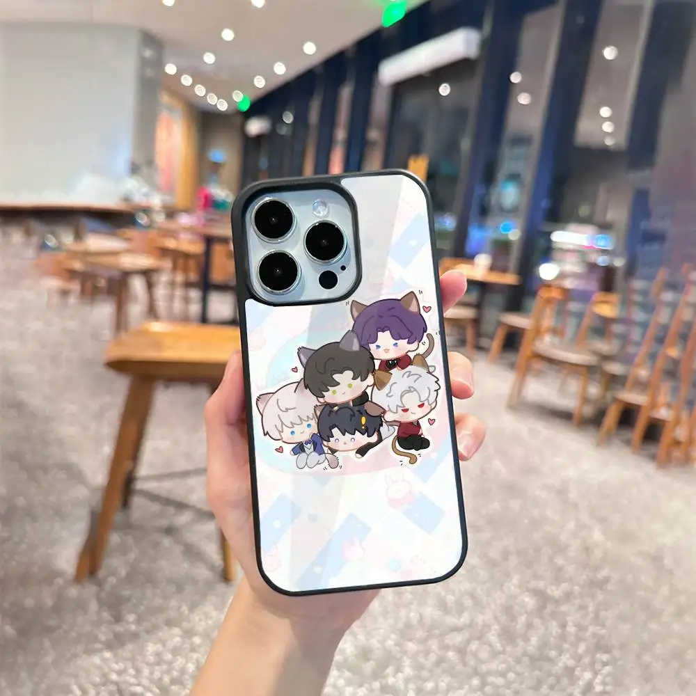 Game Cute Love And D-Deepspace Phone Case For iPhone17,16,15,14,13 Plus,Pro Max Magnetic For Magsafe Wireless Charging