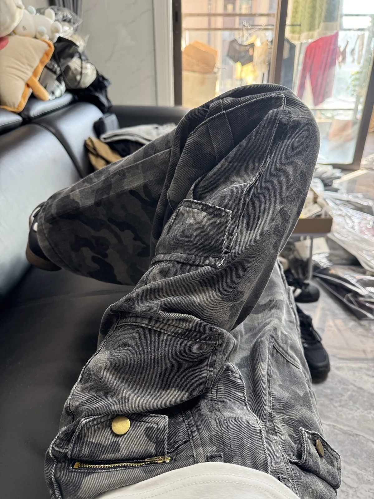 

Men's Straight Leg Workwear Pants Multiple kets High Street Sle Youthful Energy Woout Trendy Casual Trousers