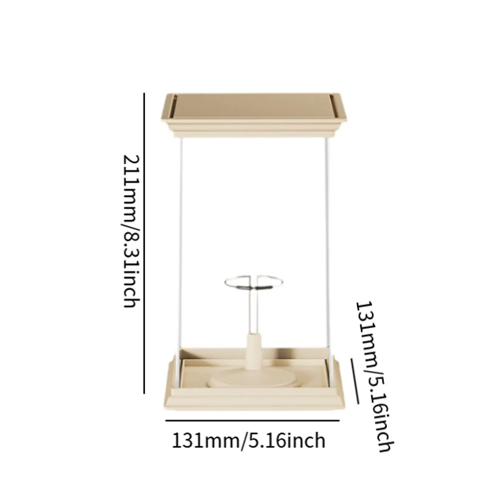 Stackable Clear Display Case Storage Miniature Dollhouse Accessories Organizer for Anime Figures Room Decoration