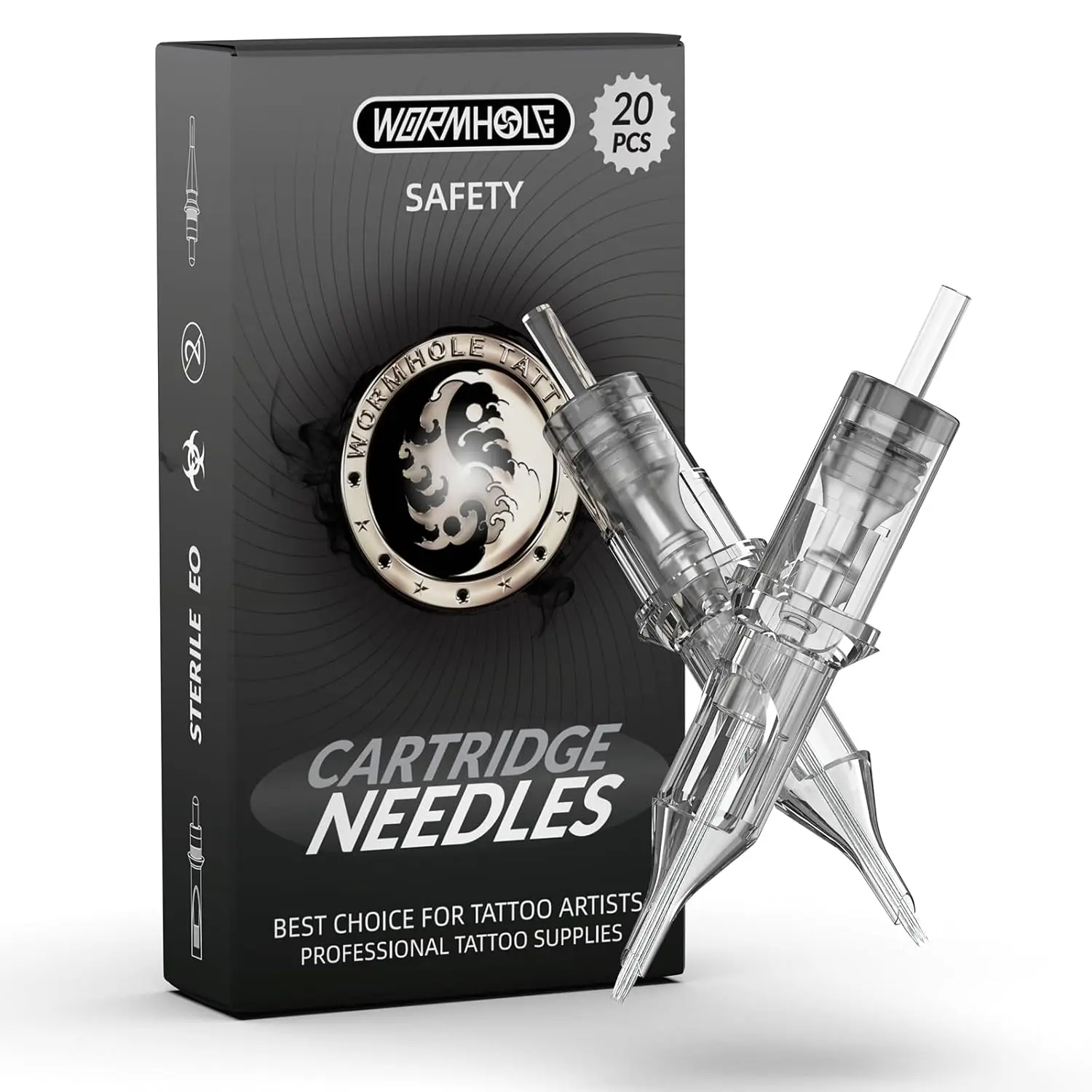 

20 шт. одноразовых картриджей для тату-машинок 7RL Round Liner для перманентного макияжа