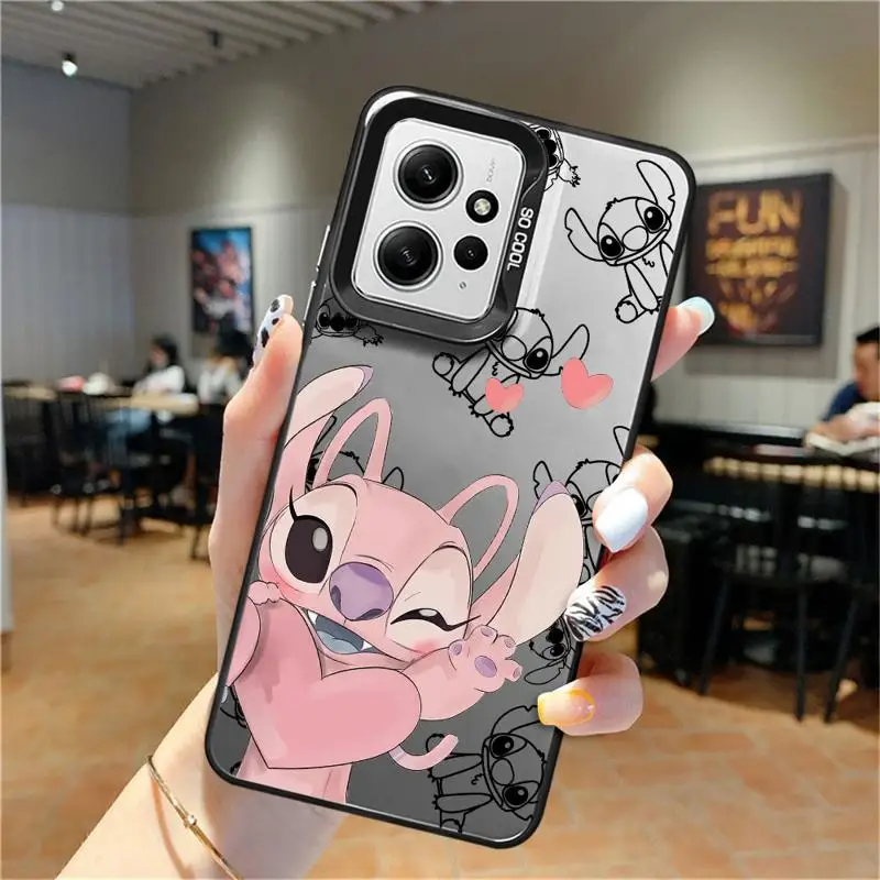 Custodia per telefono per Xiaomi Redmi 13C 12 5G 10 9T 9C A2 A1 Plus TPU Soft Cover Fundas Disney Angle Stitch