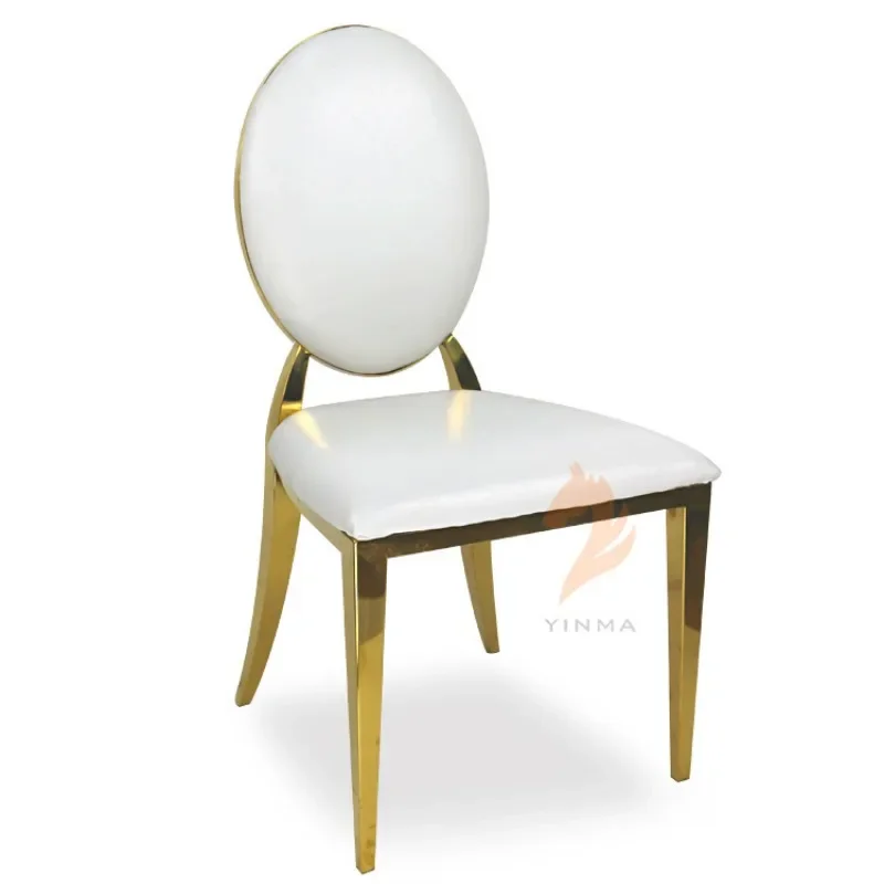 Tiffany gold chair wedding chair in stainless steel golden