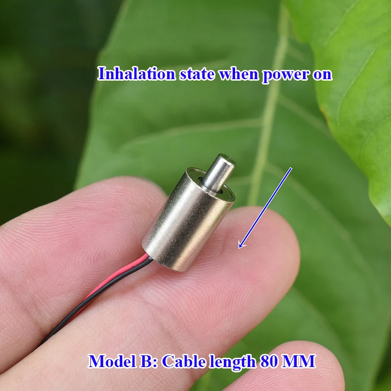 DC 3V 3.7V 5V Mini 8MM Zylindrischer Saugtyp Push-Pull Linearer Solenoid-Elektromagnet Zylinder DIY Fingerabdruckschloss – Detail 11