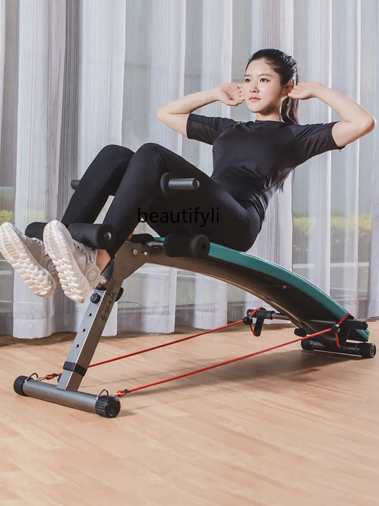 

Sit-Ups Auxiliary Equipment Fitness Equipment Home Supine Board Belly Rolling Machine Supine Board