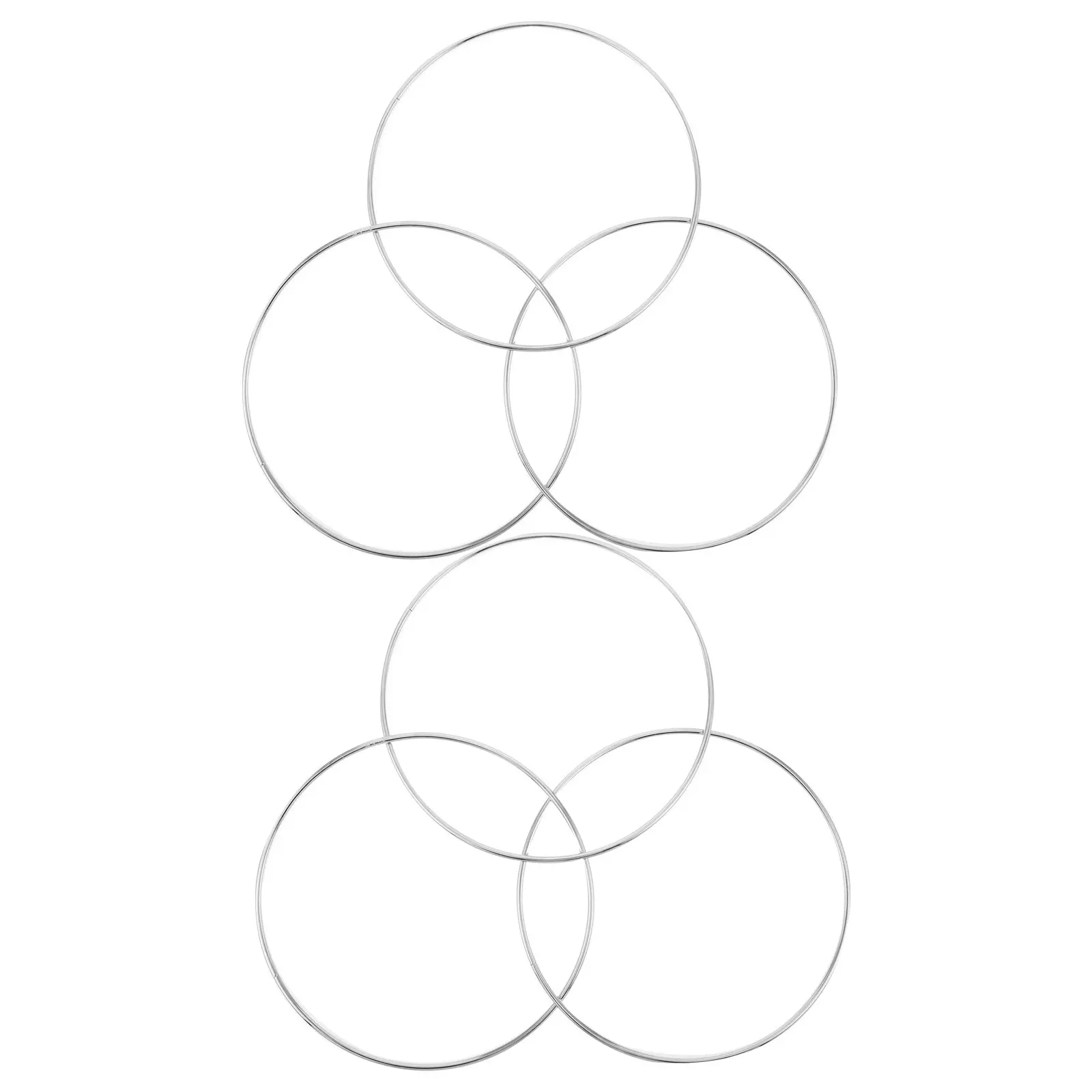 

Набор из шести соединенных колец для фокусов: железный магический круг для сценических представлений, профессиональный иллюзионный реквизит для детей и взрослых