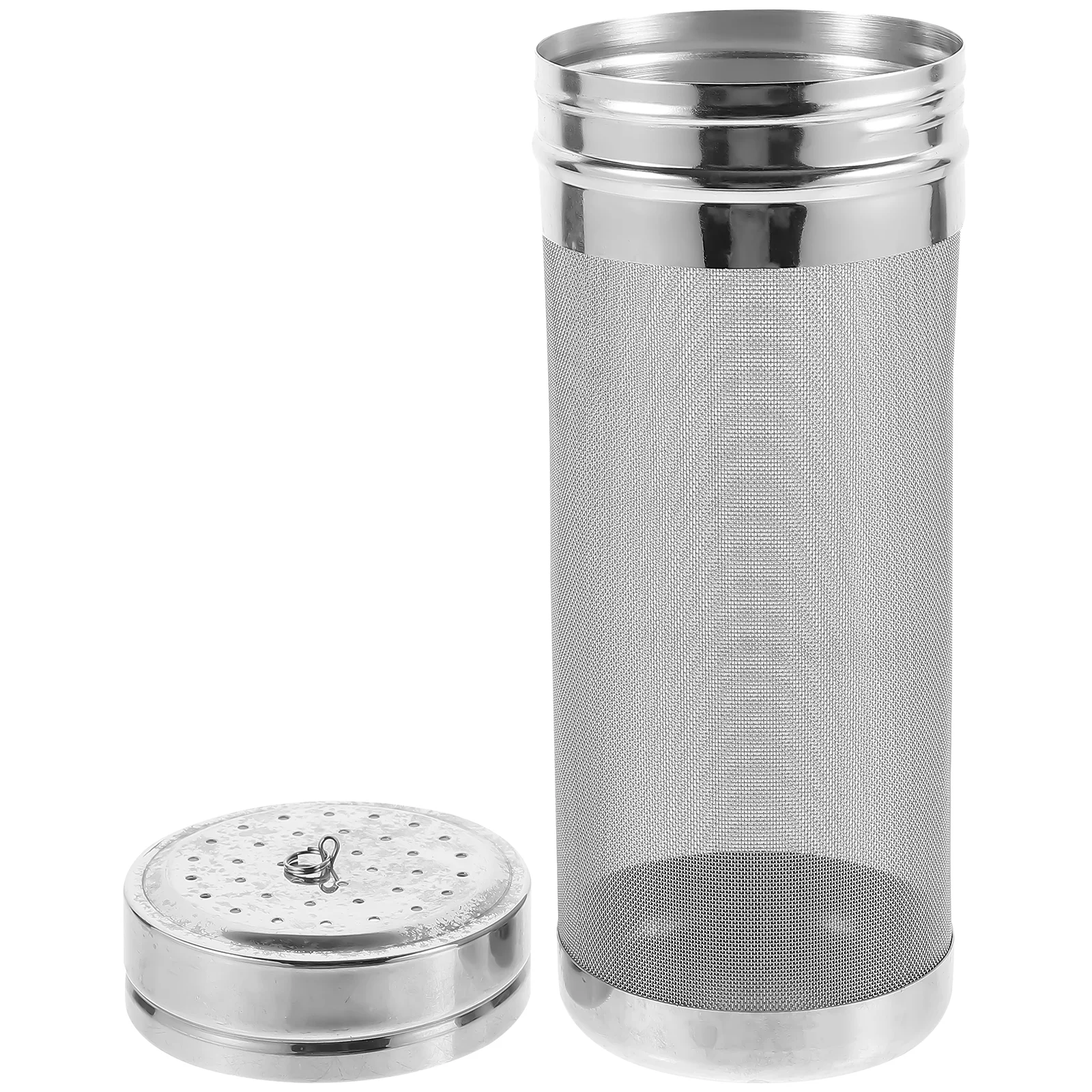 Beer Filter Hop Strainer Portable Tube Mesh Brewing Supply Household Basket Container