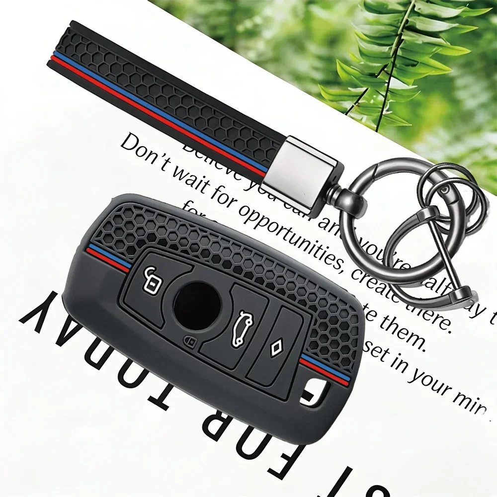 Silicone Car Key Case Cover Shell Fob for BMW F30 F31 F32 F34 F20 F21 F07 F10 1 3 5 7 Series X1 X3 G01 X4 G02 X5 F15 F16 M3 M4