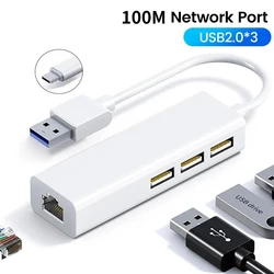 USB Typ C auf RJ45 Lan Netzwerkkarte Ethernet Karte Hub Splitter Adapter 10GBit/s für MacBook Xiaomi Samsung Windows Huawei PC