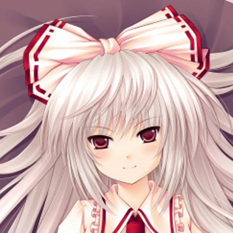 Anime Dakimakura Pillow Cover Fujiwara no Mokou Double Sided Print Pillow Case 120cm-180cm Custom Cartoon Character DIY Home
