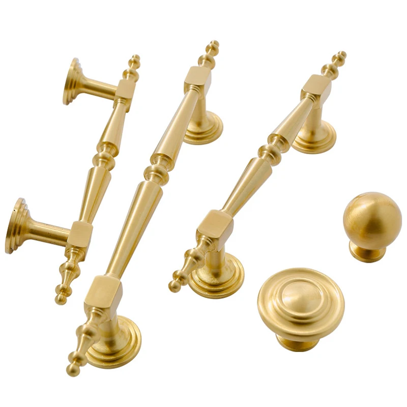 

Classic 10PCS Solid Brass Furniture Pulls Handles Drawer Knobs Cupboard Wardrobe Closet Dresser Shoe Wine Cabinet Pulls Knobs