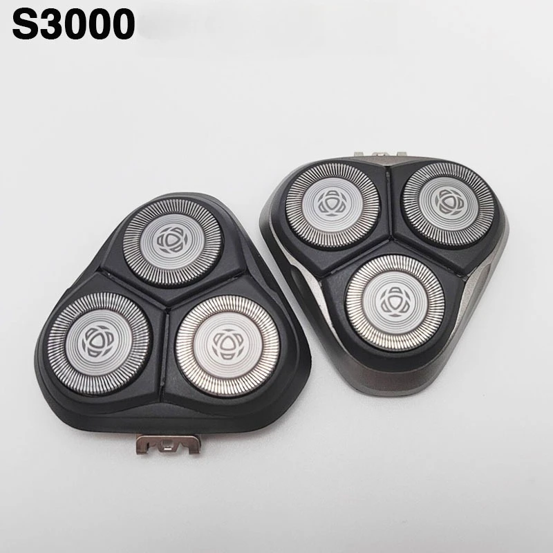 Afeitadora eléctrica S3000 cuchilla de afeitar, cabezal de afeitar S3101 S3102 S320 S3203, cuchilla de afeitar de cartucho con malla de seguridad