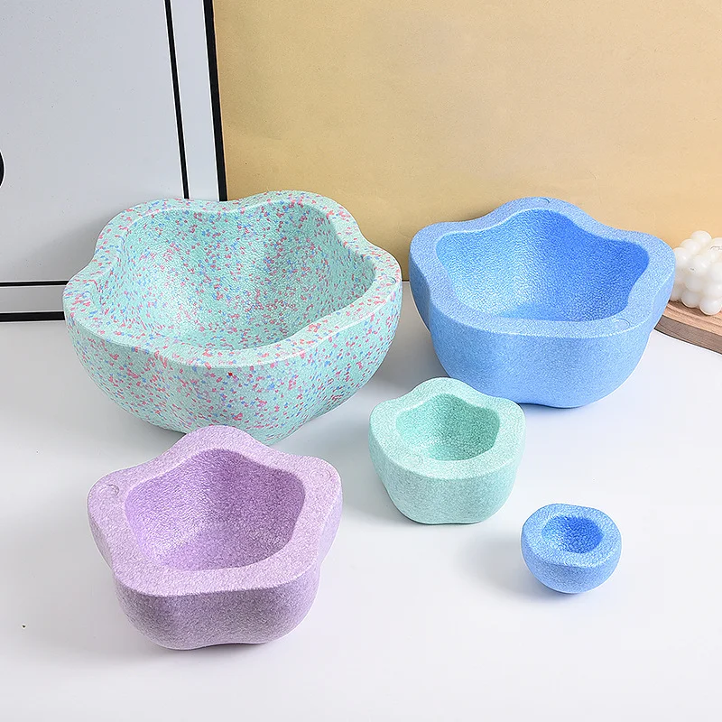 New Kids Balance Stapstones Toys Sensory Integration Foam Toys Stapstenenens Sports Balance stones