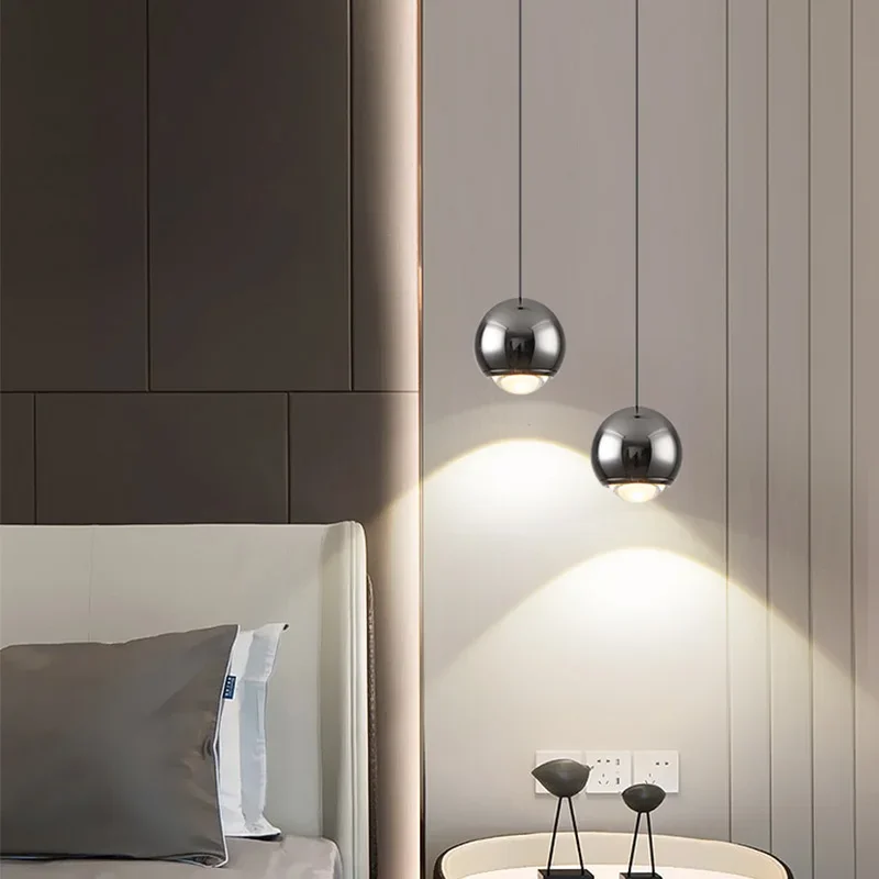 Scandinavische moderne LED-kroonluchter verlichtingsarmaturen voor slaapkamer decor hanglamp keuken chroom goud studie lezen hanglamp