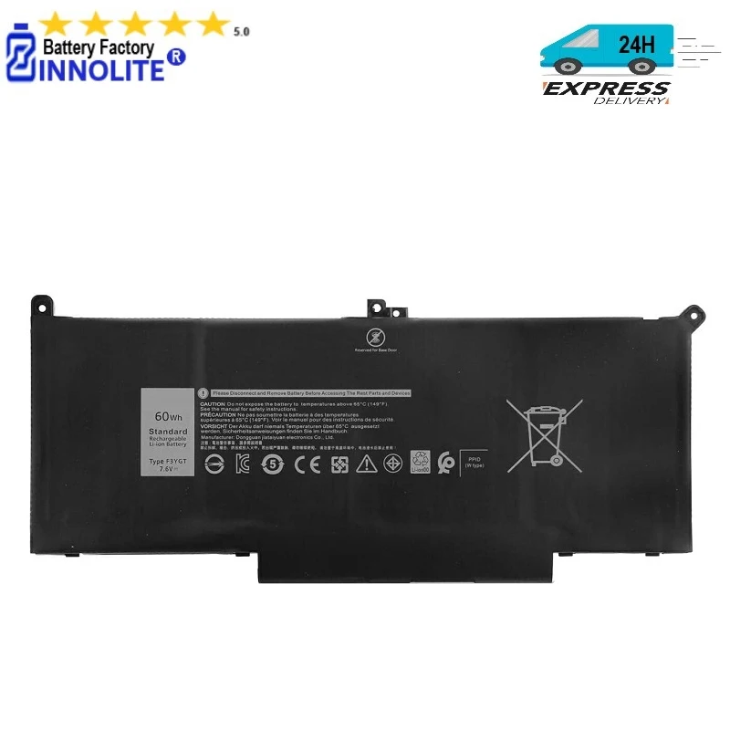 F3ygt Batterij Voor Dell Breedtegraad 12 7000 7280 7290,13 7000 7380 7390 P29s002, 14 7000 7480 7490 P73g002 Serie Dm3wc Dm6wc 2X39G