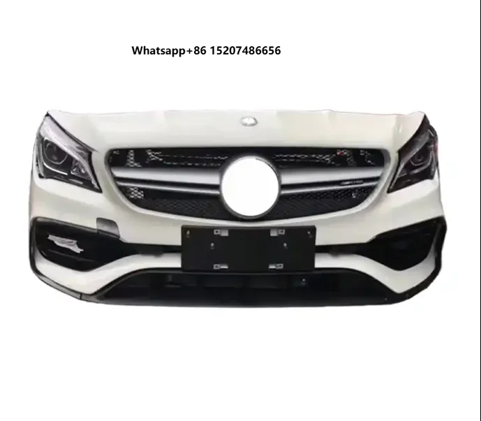 2016-2017 a180 a200 Full Light Emitting Diode Headlight Hood Auto Parts Body Kit New Upgraded Polypropylene Material Car Bumper