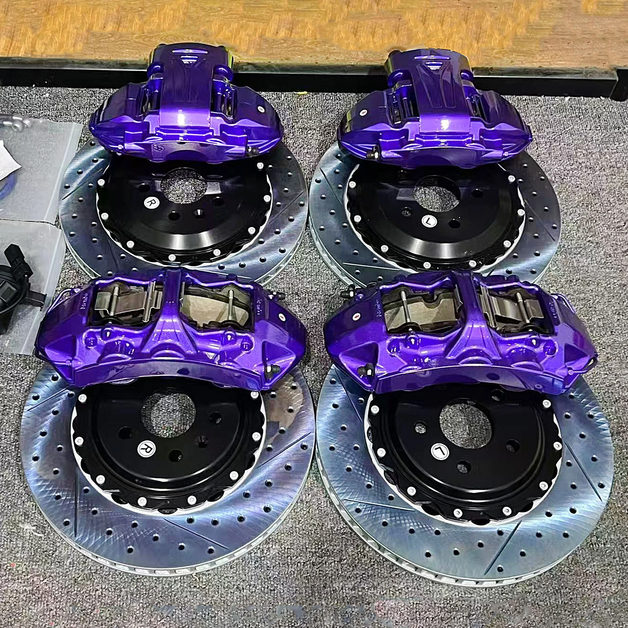 17 18 19 Inch Front Rear 2PC Brake Part Disc Brakes Rotor Big Brake Kit For BMW 330e F30 2016