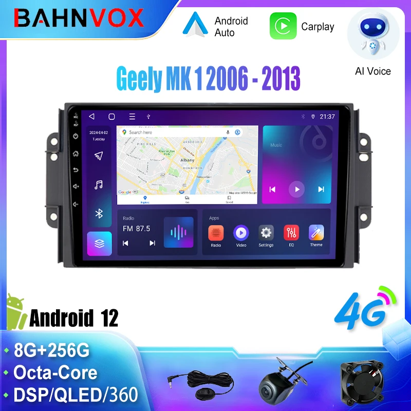 

9 inch Android 12.0 Car Radio GPS Navigation for Chery Tiggo 3 2016 2018 Stereo Multimedia Video Player Carplay 4G Head Unit