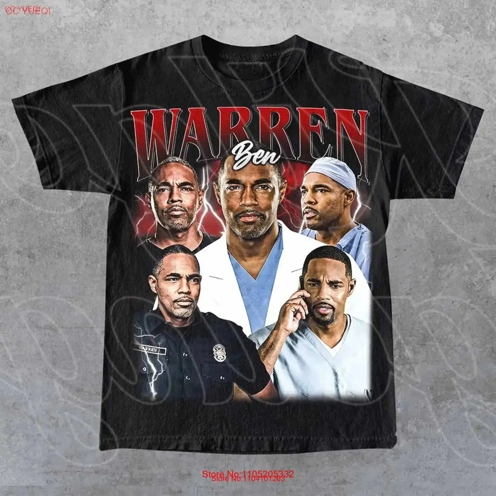 Limited Ben Warren Station 19 Vintage T Shirt For Woman and Man vintage Washed homme Comfortable Casual Breathable Soft