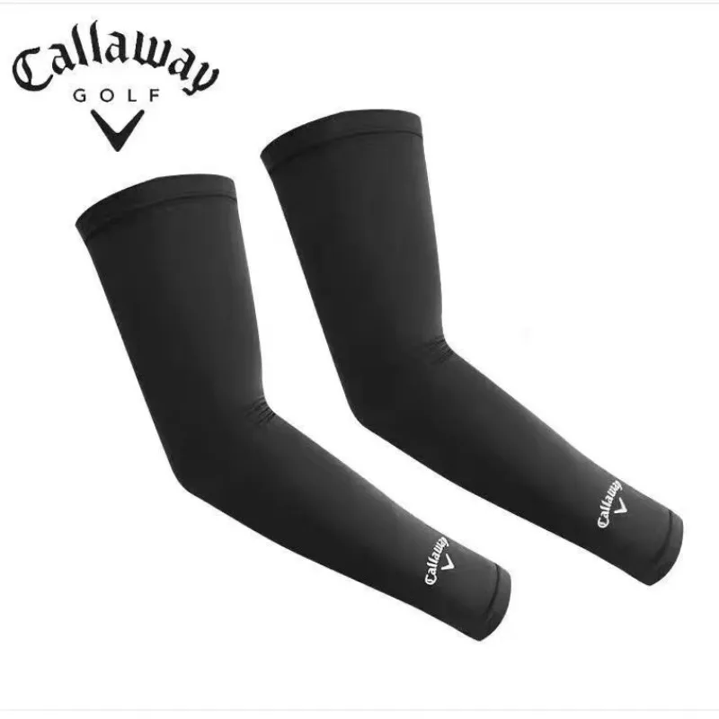 Callaway-funda protectora solar para Golf, protector de brazo transpirable antideslizante, protección UV para correr, ciclismo, seda de hielo fresca C