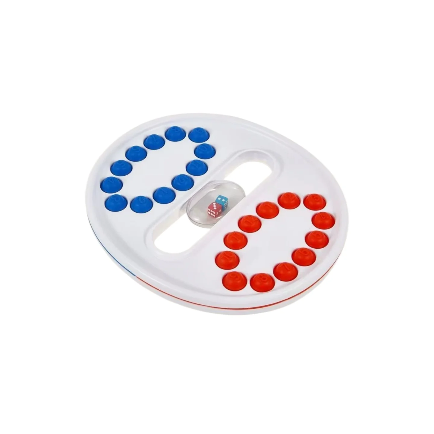 

New Pop It Math Elimination Board Game, Portable Travel Stress Relief Fidget Toy, Two-Player Press Bubble Number Tabletop Game